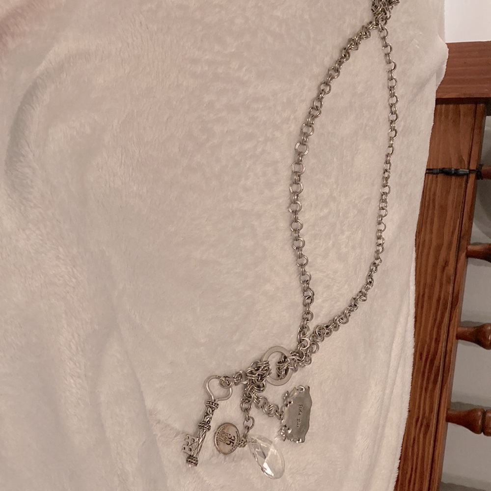 Chico's Silver Charm Pendant Necklace - Picture 9 of 11